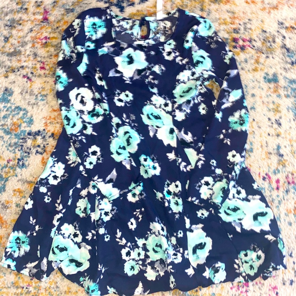 Girls Floral in shade of Blue
